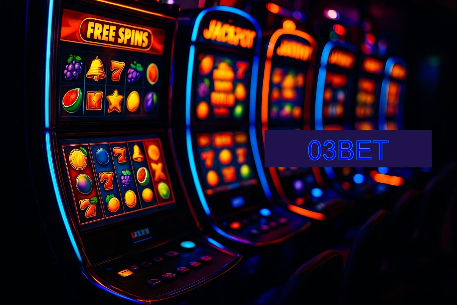 Diversos jogos de caça-níqueis